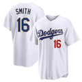 Kooe LA.Dodgers #16 Will Smith Player Gold White 2026 Collection Stadium Limited Stitched Jerseys