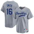 Kooe LA.Dodgers #16 Will Smith Player Gray Game Limited Home Stitched Jerseys