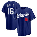 Kooe LA.Dodgers #16 Will Smith Player Royal Game Home Stitched Jerseys