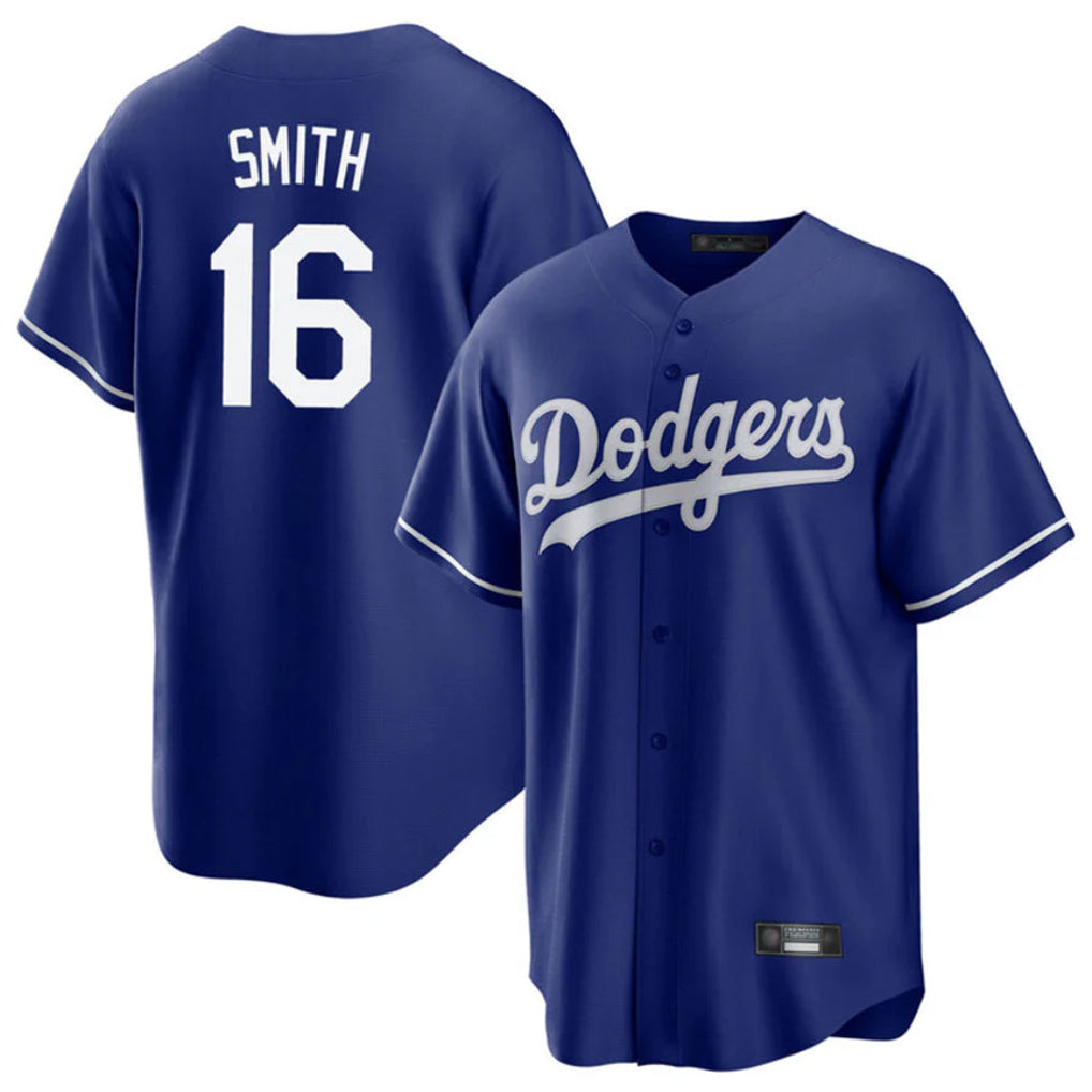 Kooe LA.Dodgers #16 Will Smith Player Royal Game Stitched Jerseys
