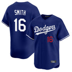 Kooe LA.Dodgers #16 Will Smith Player Royal Limited Home Stitched Jerseys