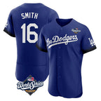 Kooe LA.Dodgers #16 Will Smith Player Royal World Series City Connect Elite Home Stitched Jerseys