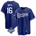 Kooe LA.Dodgers #16 Will Smith Player Royal World Series Meet Game Stitched Jerseys