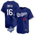 Kooe LA.Dodgers #16 Will Smith Player Royal World Series Meet Limited Home Stitched Jerseys