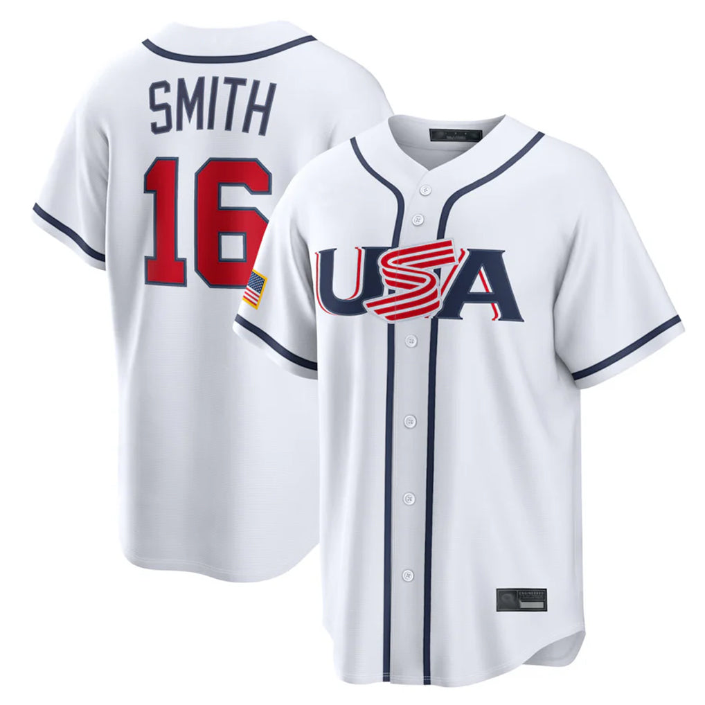 Kooe LA.Dodgers #16 Will Smith Player White USA 2026 World Classic Limited Home Stitched Jerseys