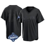Kooe LA.Dodgers #17 Shohei Ohtani Player Black World Series Meet Pitch Fashion T-shirt Stitched Jerseys