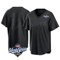 Kooe LA.Dodgers #17 Shohei Ohtani Player Black World Series Pitch Fashion T-shirt Stitched Jerseys