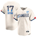 Kooe LA.Dodgers #17 Shohei Ohtani Player Cream City Connect Limited Home Stitched Jerseys