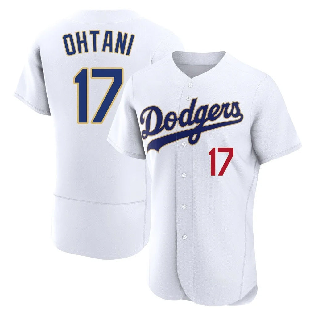 Kooe LA.Dodgers #17 Shohei Ohtani Player Gold White 2026 Collection Stadium Limited Elite Stitched Jerseys