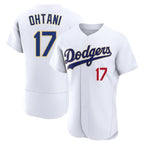 Kooe LA.Dodgers #17 Shohei Ohtani Player Gold White 2026 Collection Stadium Limited Elite Stitched Jerseys