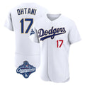 Kooe LA.Dodgers #17 Shohei Ohtani Player Gold White World Series Meet 2026 Collection Stadium Limited Elite Stitched Jerseys