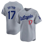 Kooe LA.Dodgers #17 Shohei Ohtani Player Gray Limited Home Stitched Jerseys