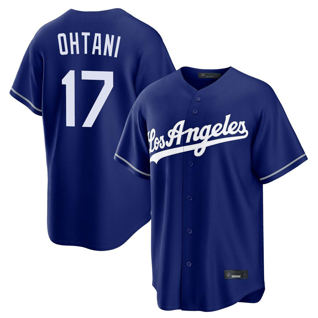 Kooe LA.Dodgers #17 Shohei Ohtani Player Royal Game Stitched Jerseys