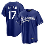 Kooe LA.Dodgers #17 Shohei Ohtani Player Royal Home Game Stitched Jerseys