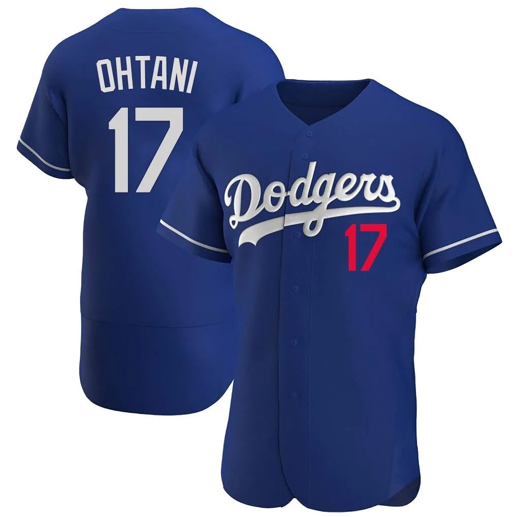 Kooe LA.Dodgers #17 Shohei Ohtani Player Royal Limited Elite Home Stitched Jerseys