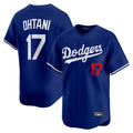 Kooe LA.Dodgers #17 Shohei Ohtani Player Royal Limited Home Stitched Jerseys