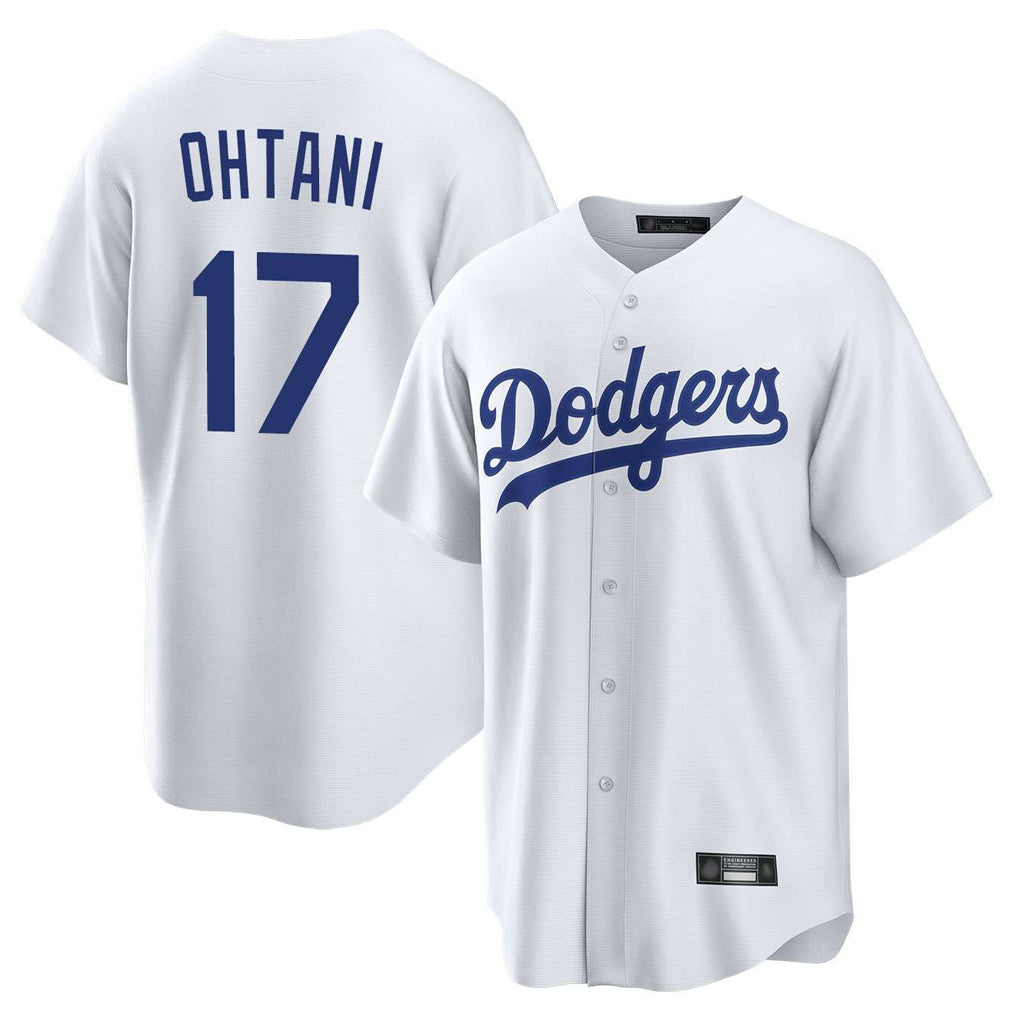 Kooe LA.Dodgers #17 Shohei Ohtani Player White Game Home Stitched Jerseys