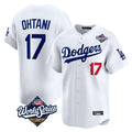 Kooe LA.Dodgers #17 Shohei Ohtani Player White World Series Limited Home Stitched Jerseys