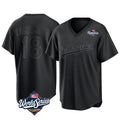 Kooe LA.Dodgers #18 Yoshinobu Yamamoto Player Black World Series Pitch Fashion T-shirt Stitched Jerseys