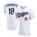 Kooe LA.Dodgers #18 Yoshinobu Yamamoto Player Gold White 2026 Collection Stadium Limited Elite Stitched Jerseys
