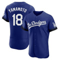 Kooe LA.Dodgers #18 Yoshinobu Yamamoto Player Royal City Connect Elite Home Stitched Jerseys