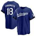 Kooe LA.Dodgers #18 Yoshinobu Yamamoto Player Royal City Connect Home Game Stitched Jerseys