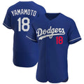 Kooe LA.Dodgers #18 Yoshinobu Yamamoto Player Royal Limited Elite Home Stitched Jerseys