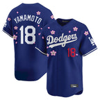 Kooe LA.Dodgers #18 Yoshinobu Yamamoto Player Royal Tokyo Series Vapor Premier Limited Stitched Jerseys