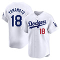 Kooe LA.Dodgers #18 Yoshinobu Yamamoto Player White Limited Home Stitched Jerseys
