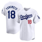 Kooe LA.Dodgers #18 Yoshinobu Yamamoto Player White Limited Home Stitched Jerseys
