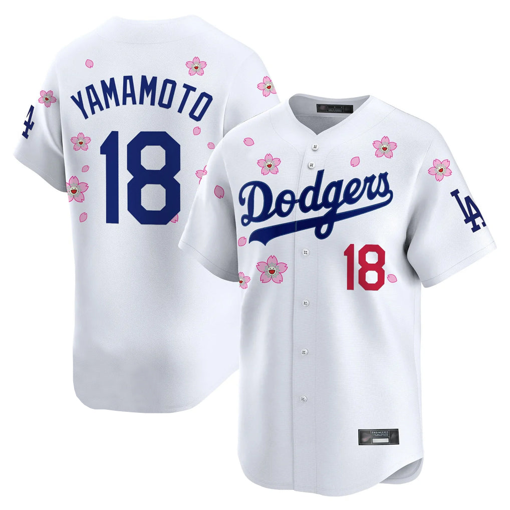 Kooe LA.Dodgers #18 Yoshinobu Yamamoto Player White Tokyo Series Vapor Premier Limited Stitched Jerseys