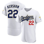 Kooe LA.Dodgers #22 Clayton Kershaw Player Gold White 2026 Collection Stadium Limited Elite Stitched Jerseys