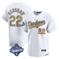 Kooe LA.Dodgers #22 Clayton Kershaw Player Gold World Series Meet Collection Limited Home Stitched Jerseys