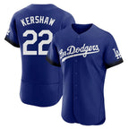 Kooe LA.Dodgers #22 Clayton Kershaw Player Royal City Connect Elite Home Stitched Jerseys