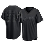 Kooe LA.Dodgers #23 Kyle Tucker Player Black Pitch Fashion T-shirt Stitched Jerseys