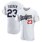 Kooe LA.Dodgers #23 Kyle Tucker Player Gold White 2026 Collection Stadium Limited Elite Stitched Jerseys