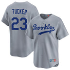 Kooe LA.Dodgers #23 Kyle Tucker Player Gray Game Limited Home Stitched Jerseys