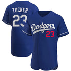 Kooe LA.Dodgers #23 Kyle Tucker Player Royal Limited Elite Home Stitched Jerseys