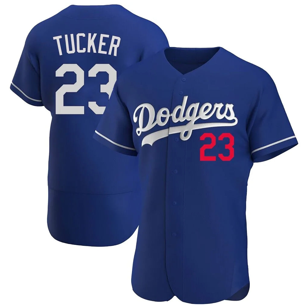 Kooe LA.Dodgers #23 Kyle Tucker Player Royal Limited Elite Home Stitched Jerseys