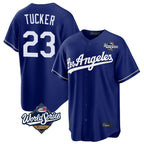 Kooe LA.Dodgers #23 Kyle Tucker Player Royal World Series Game Stitched Jerseys