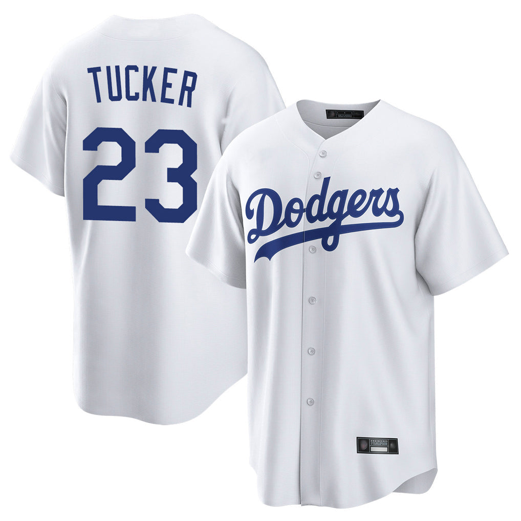 Kooe LA.Dodgers #23 Kyle Tucker Player White Game Home Stitched Jerseys