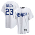 Kooe LA.Dodgers #23 Kyle Tucker Player White Game Home Stitched Jerseys