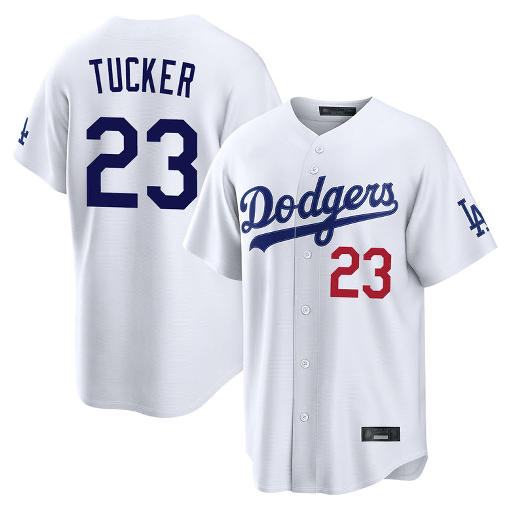 Kooe LA.Dodgers #23 Kyle Tucker Player White Home Game Stitched Jerseys