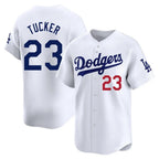 Kooe LA.Dodgers #23 Kyle Tucker Player White Limited Home Stitched Jerseys