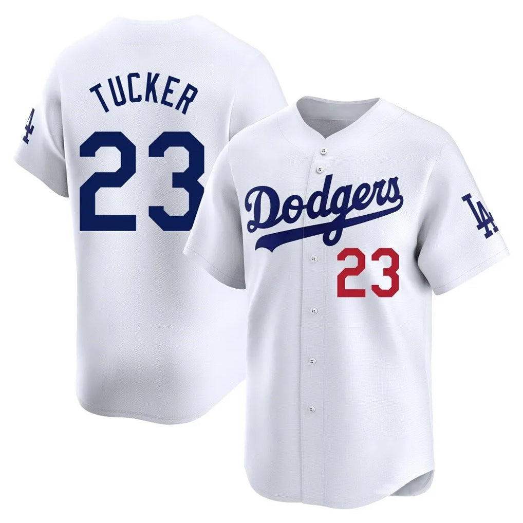 Kooe LA.Dodgers #23 Kyle Tucker Player White Limited Home Stitched Jerseys