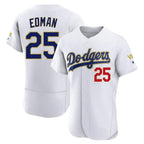 Kooe LA.Dodgers #25 Tommy Edman Player Gold White 2026 Collection Stadium Limited Elite Stitched Jerseys