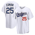 Kooe LA.Dodgers #25 Tommy Edman Player Gold White 2026 Collection Stadium Limited Stitched Jerseys