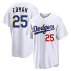 Kooe LA.Dodgers #25 Tommy Edman Player Gold White 2026 Collection Stadium Limited Stitched Jerseys