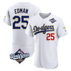 Kooe LA.Dodgers #25 Tommy Edman Player Gold White World Series 2026 Collection Stadium Limited Elite Stitched Jerseys