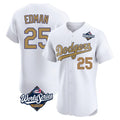 Kooe LA.Dodgers #25 Tommy Edman Player Gold World Series Limited Elite Home Stitched Jerseys